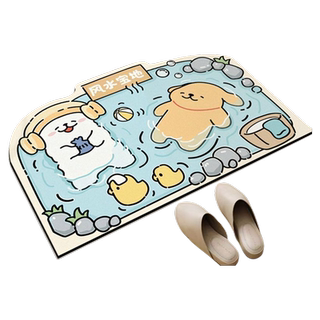 速干浴室地垫入户门垫地毯脚垫厕所卫浴卫生间吸水防滑垫家用