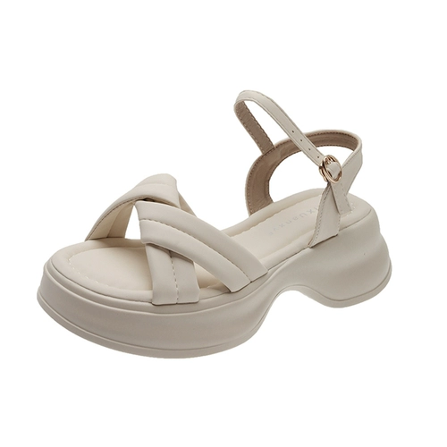 Летние сандалии, подходит с юбкой на платформе, пляжная обувь, изысканный стиль