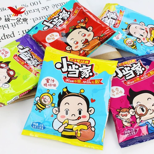 统一 Xiaodangjiagang сухая лапша 20 г закуска лапша быстрого приготовления сухая лапша лапша общежитие ностальгические закуски вся коробка оптом