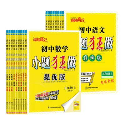 新版小题狂做七八九年级下册上册