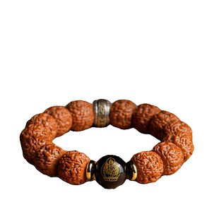 天然满肉尼泊尔金刚菩提手串原籽文玩盘玩核桃男佛珠本命女款手链