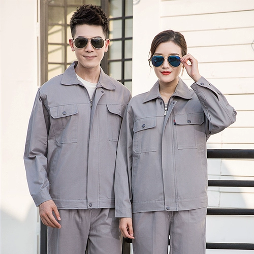 金淼源 Осенний хлопковый лонгслив, износостойкий комбинезон, защита от ожогов, увеличенная толщина