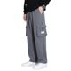 Men's overalls spring and summer 2024 new loose straight large size plus fat and large loose casual long pants
