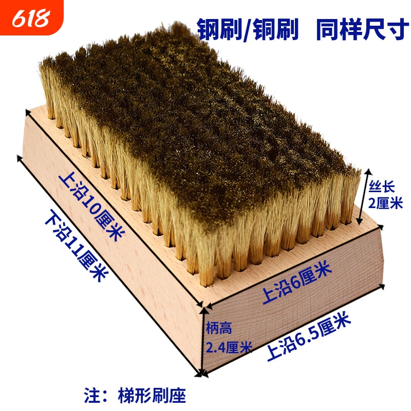 Ultra-Fine Copper Wire Brush, Stainless Steel Wire Brush, Soft Wire Brush, Mesh Roller Brush for Polishing Metal, Cleaning Embossed Printing Plates, Roller Brush