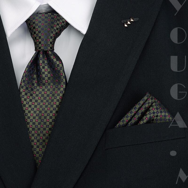 越境EC対応メンズフォーマルビジネスカジュアルネクタイセット、韓国スタイル、結婚式新郎ギフトボックス、3点セット、彼氏向け