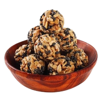 Iron bar yam nut balls sucrose-free food healthy sesame oatmeal healthy meal replacement craving-relieving snacks whole box