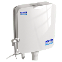 Toilet flush tank household bathroom squat toilet squat toilet energy-saving high-impact flush tank complete set