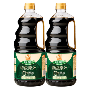 巧媳妇绿酿特级原汁生抽酱油味极鲜调味未添加厂家直销1.3l老抽
