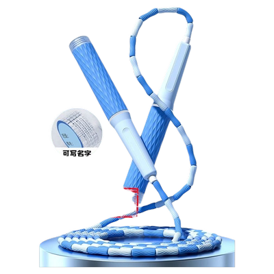 竹节跳绳儿童小学生专用幼儿园初学者一年级中考绳子竞速考试绿色