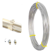 Lifting clothes drying rack 304 stainless steel wire rope 316 balcony hand-operated clothes drying rack accessories line replacement clothes drying rod