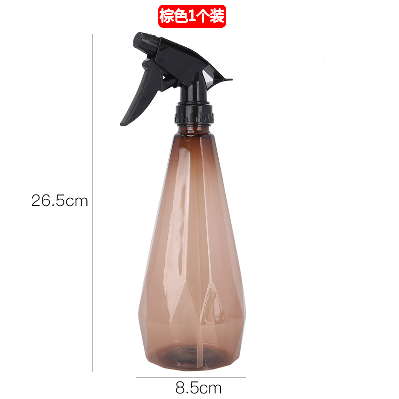 Disinfection articles for watering can 84 liquid alcohol watering household water spraying pneumatic high-pressure water spraying pressure sprayer watering (1627207:30156:Color classification:菱形款600ML（棕色1个）)