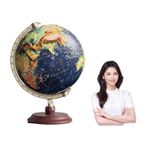 Enmi Globe 3D three-dimensional suspended concave and convex childrens elementary school students luminous desk lamp AR smart large living room office ornaments boys birthday gift Childrens Day gift