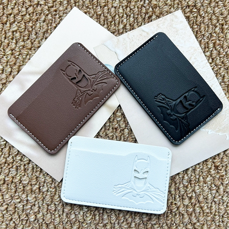 Xiaohongshu's Same Style Batman Id Card Holder, Abstract and Quirky Superhero Cover, Black Id Card Holder Xiaohongshu's Same Style Batman Id Card Holder, Abstract and Quirky Superhero Cover, Black Id Card Holder