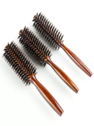 Вьющиеся волосы расчесывают, щетину, вдувание, кудри, рулеты, расчесываемые цилиндрические волосы, волосы, волосы, волосы, волосы, антистатическое моделирование исчезают