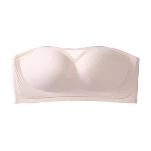 无肩带内衣女小胸聚拢防滑夏季薄款无痕美背抹胸防走光无钢圈文胸