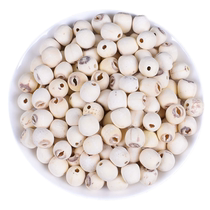 White lotus seeds Hunan specialty Xianglian cored lotus seeds glutinous dried goods red lotus with cores new goods white fungus and red dates