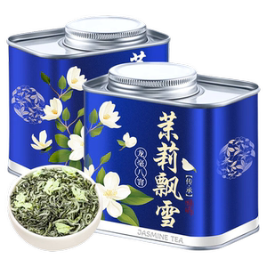 川派茉莉飘雪 茉莉花茶特级浓香型茶叶新茶四川花茶罐装100g茶叶