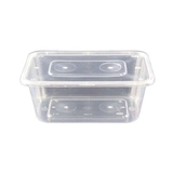 Прямоугольный пакет, пластиковый ланч-бокс, 1000 мл, увеличенная толщина