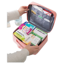 Portable medicine bag outdoor travel portable medical first aid bag medicine storage bag home large capacity childrens medicine bag