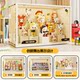 Blind box storage display rack dopamine doll model storage box dustproof building block doll figure display cabinet
