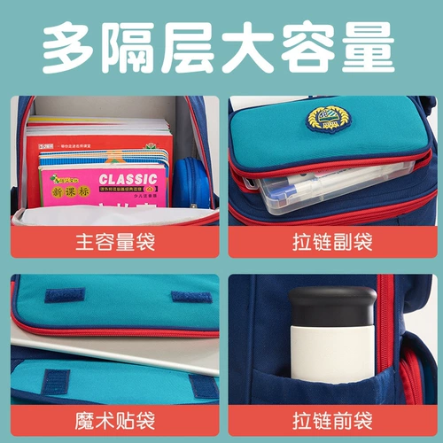 Ранец со сниженной нагрузкой, вместительный и большой водонепроницаемый рюкзак, 1-3-6 года, защита позвоночника, наука, 3 года