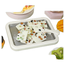 Chigo fried yogurt machine household small fried ice machine homemade diy childrens mini ice cream machine fried ice tray ice making