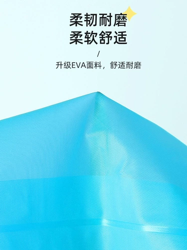 Длинный детский дождевик, альпинистский водонепроницаемый плащ подходит для пеших прогулок, длина макси, увеличенная толщина