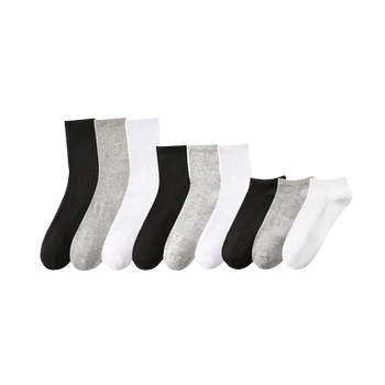 Polyester free wash daily throw disposable socks