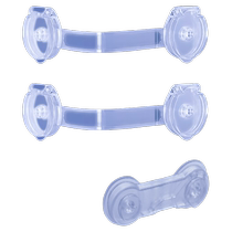 Anti-baby drawer lock baby safety lock cabinet door baby cabinet refrigerator lock safety lock buckle anti-pinch hand fixation