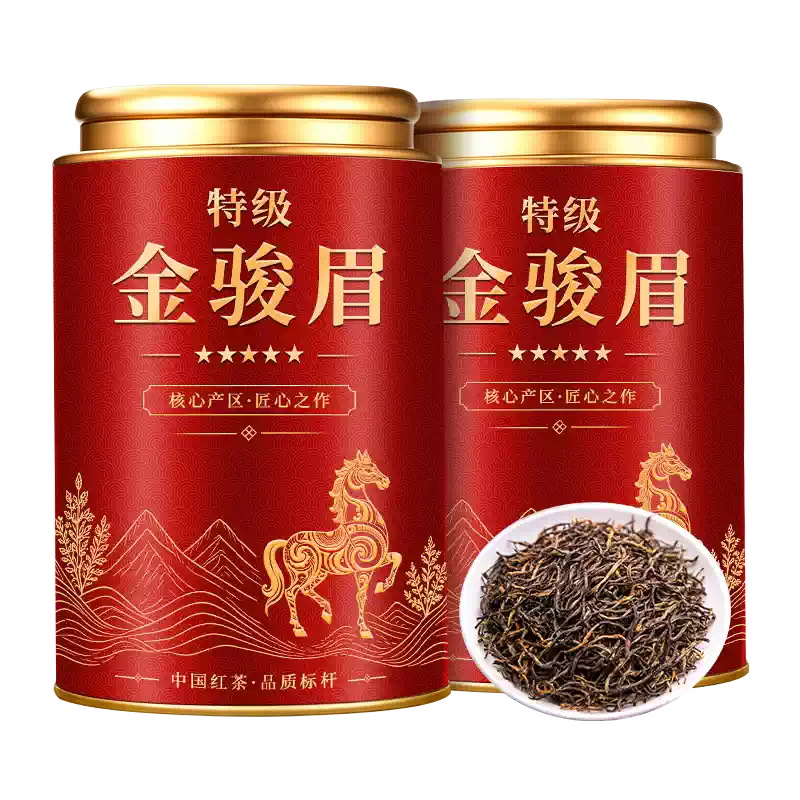 闽丹金骏眉红茶特级2026养胃茶叶浓香型新茶武夷山500g蜜香送礼-淘宝