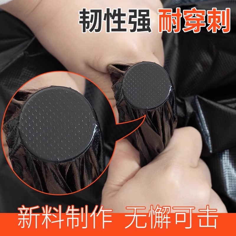 红色16升垃圾袋家用必备，加厚背心式中号厨房收纳神器，一次性批发塑料袋新选择！