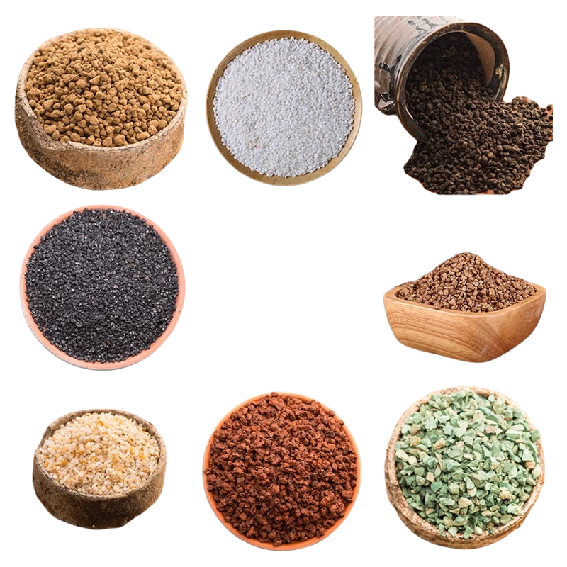 多肉颗粒土铺面石盆栽拌土垫底通用透气沸石陶粒火山石麦饭石土壤