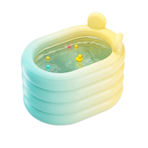 Baby inflatable swimming pool baby swimming bucket childrens household foldable rural round pool toy for adults