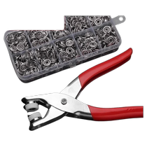 Five-prong buckle installation set button seam-free nail buckle hand pressure pliers snap button tool mother-and-son buckle concealed buckle press buckle fixation