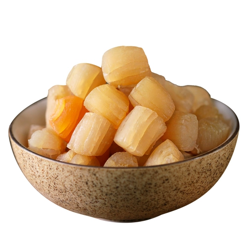 Сухой раковина yazhu 500g светлый сухой дикий гребешка мясо мясной гребешки Юанба с большими морепродуктами суп суп суп из суп водного моря продукты