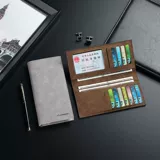 Мужской легкий и тонкий бумажник, тонкий длинный тканевый картхолдер