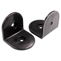 Partition link public toilet partition accessories 90 degree three right angle nylon black corner code fixed