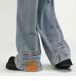 Дизайнерские летние джинсы подходит для мужчин и женщин, штаны, тренд сезона, свободный крой