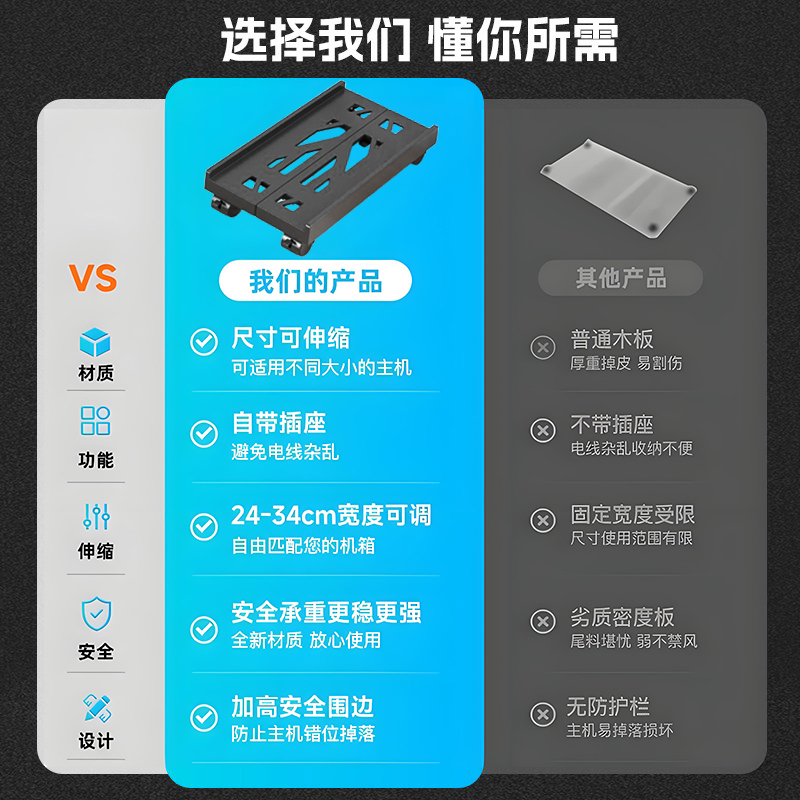 电脑主机的便捷安家：可移动托架与台式机箱的理想归宿