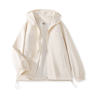 真维斯菲尔户外外套女春秋新款运动夹克防水登山服宽松外套风衣