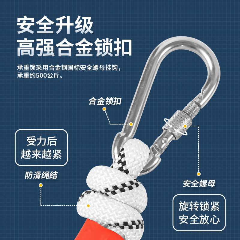钢丝芯家用安全绳,真的能救命吗?🔥全方位测评-安全绳-淘宝好物网