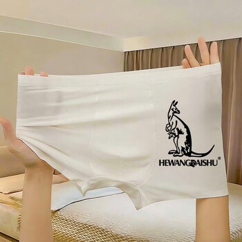 Men's underwear, boys' ice silk, summer, traceless, quick-drying, breathable, men's boxer shorts, new underwear, men's white black