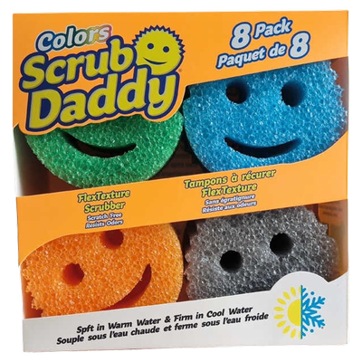 ScrubDaddy笑脸经典盒装魔力清洁擦厨房去污擦锅海绵洗碗擦吸水