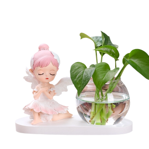 轻奢创意水培摆件小仙女梳妆台化妆品卫生间洗漱台桌面装饰小摆设
