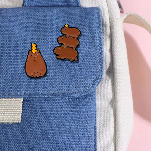 Креативный значок, мультяшная брошь, рюкзак, упаковка, украшение подходит для мужчин и женщин, аксессуар