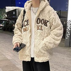 Куртка 时尚青春流行百搭棉衣连帽潮流文艺男女2022秋冬新款加厚原宿拉链