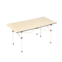 Outdoor folding table and chair moon chair set portable camping picnic complete equipment supplies table and chair barbecue