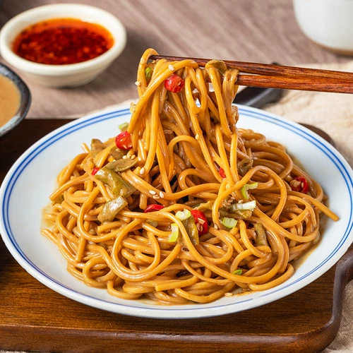 Хубэйская аутентичная сухая лапша Ухань, 170 г, сухая лапша быстрого приготовления, щелочная лапша, удобный завтрак с несколькими вкусами