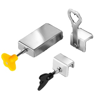 窗户锁扣铝合金卡扣固定限位器纱窗门窗推拉儿童防护神器安全玻璃