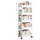 D Wheeled cart Toilet storage rack for living room floor-standing mobile snack storage household multi-layer storage rack